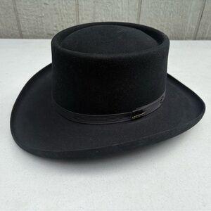 Classic Black Wool Hat